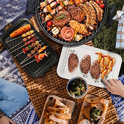 17" x 10.5" Grilling Prep and Serve Trays (2 Count)
