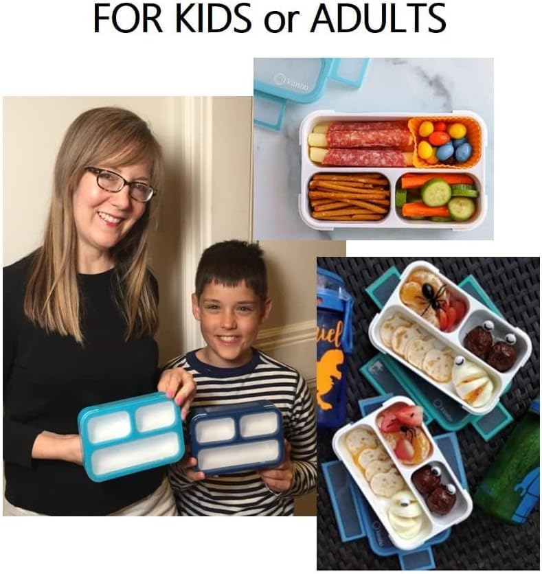 Small Snack Box Containers for Kids Toddlers (2 Count)
