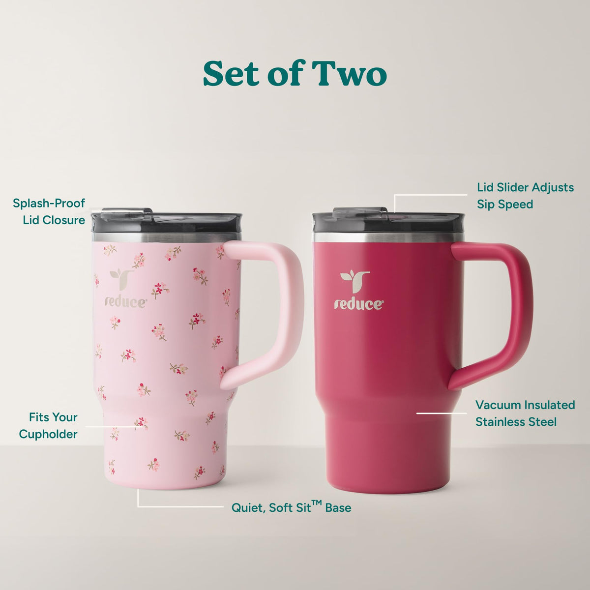Coffee mug lid with adjustable slider opening
