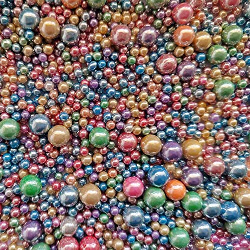 Edible Light Colorful Sugar Pearls Candy Sprinkles 120G (4.23 Ounce)
