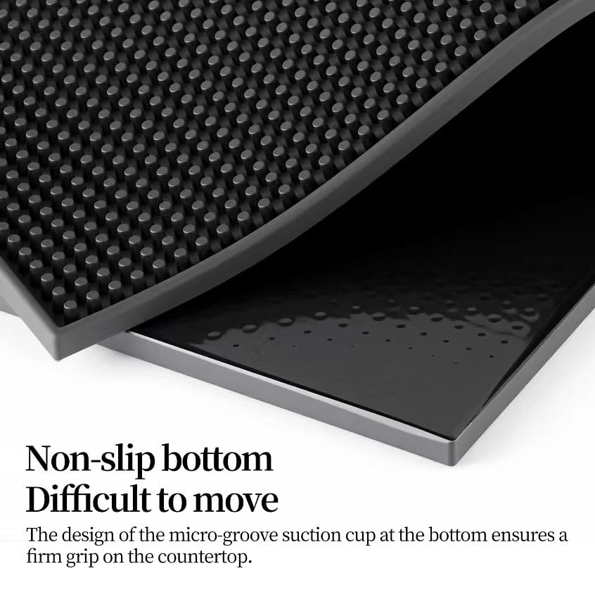 Bar Mats 18"x12" 6 Pack Black
