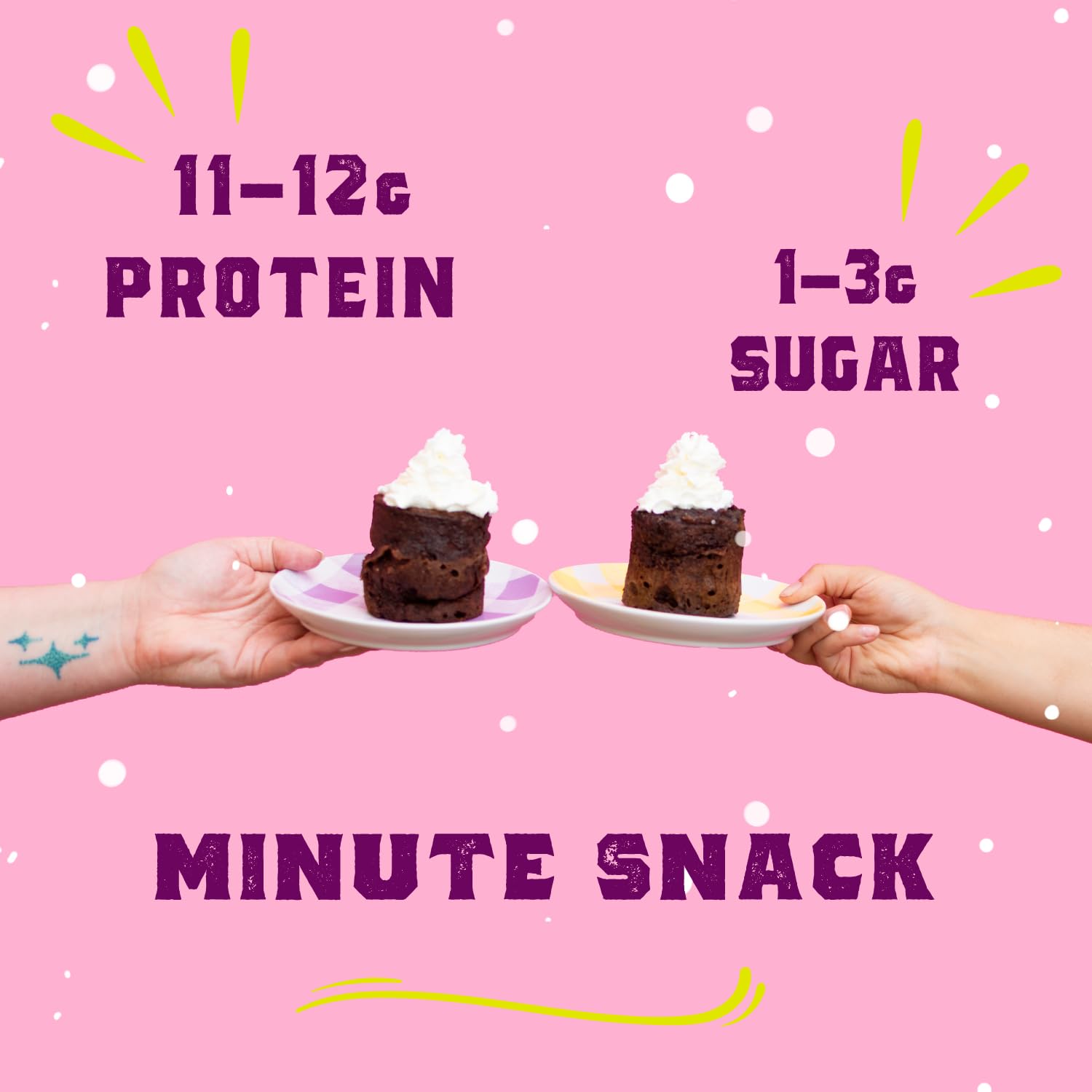 Sweet Logic Keto Dessert Mug Cake Mixes - Breakfast Variety Pack - Blueberry, Apple Cinnamon, Lemon Poppyseed, & Orange Almond - Low Sugar - Low Carb - Gluten-Free - High Protein - All Natural (4 Pack)