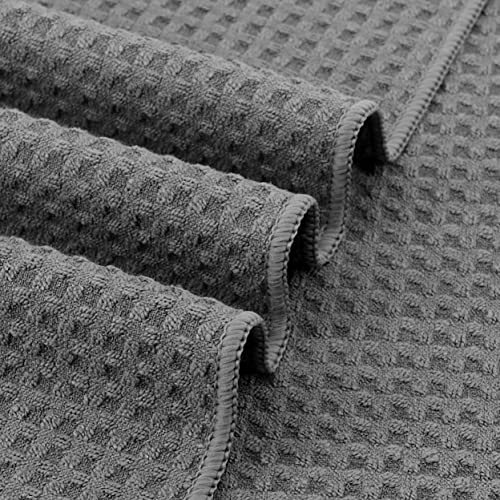 380 GSM Microfiber Waffle Kitchen Dish Tea Towel (8 Count)