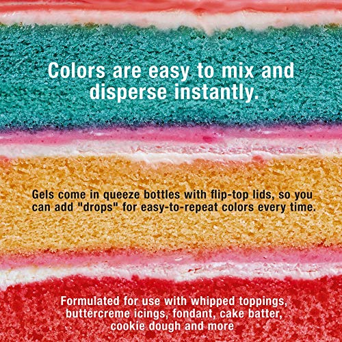 12 Color Cake Food Coloring Liqua (9 Fl Oz)