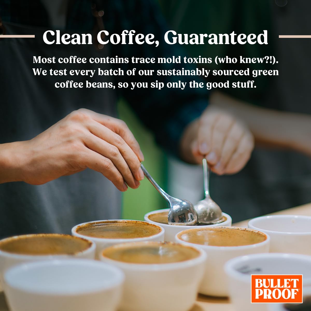 Bulletproof Original Medium Roast Whole Bean Coffee, 5 Pounds (bulk), 100% Arabica Beans, Clean Coffee Tested for Toxins, Packaging May Vary