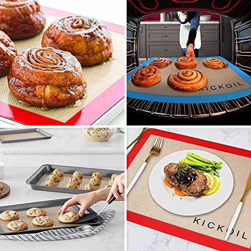 Silicone Baking Mats Set of 3