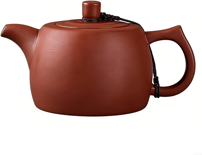 Xishi Teapot,Chinese Yixing Small Zisha Tea Pot,Handmade Pottery Mud Kungfu Zini Purple Clay Teapot,Suit Tieguanyin Puer Tea Pot Tea Table Decoration (Zhuni&9.47oz&280ml)