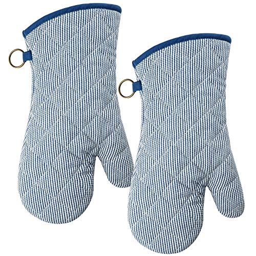 Yarn Dyed Oven Mitts 1 Pair