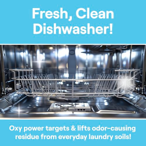Dishwasher Cleaning Packs 6 Count Free & Clear Removes odor (4.2 Ounce)