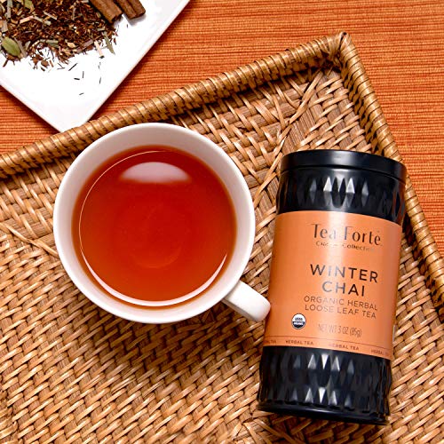 Winter Chai Premium Loose Leaf Caffeine (3 Ounce)