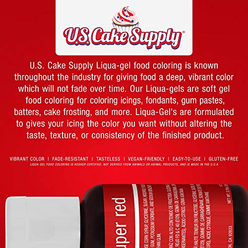 12 Color Cake Food Coloring Liqua (9 Fl Oz)