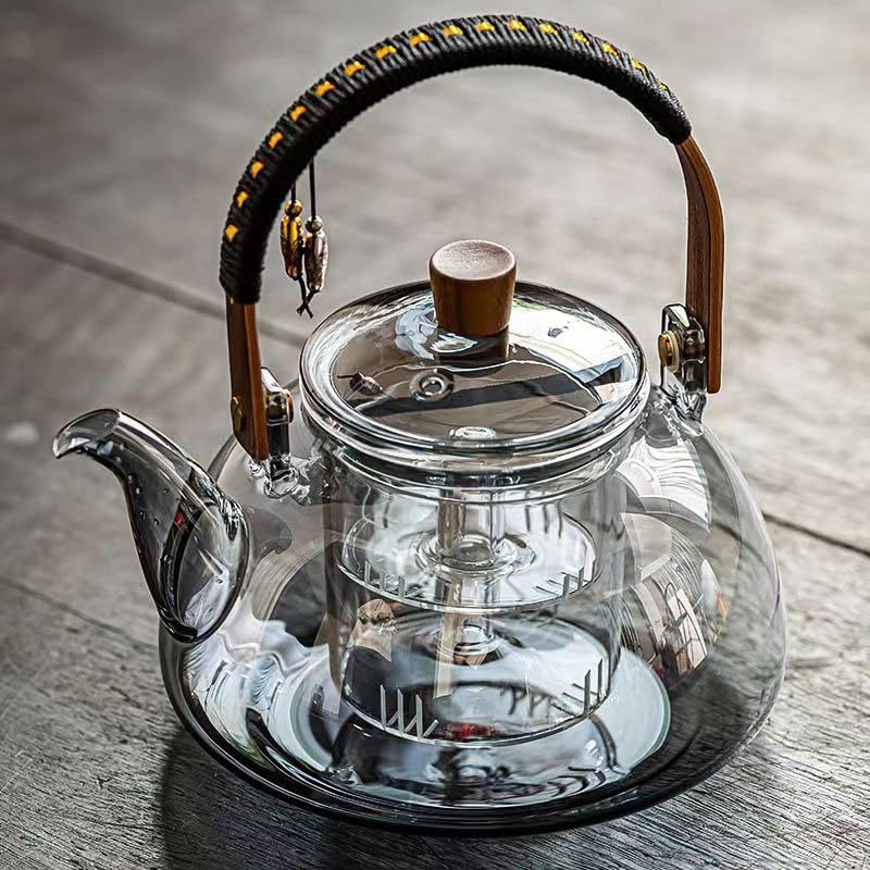 Japanese Style 950ml Glass Teapot with Removable Infuser