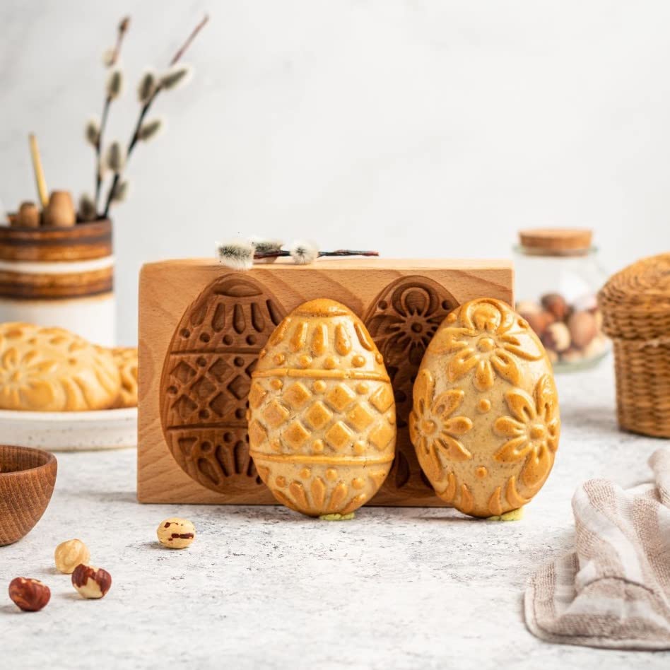 Wooden Springerle Cookie Molds for Baking