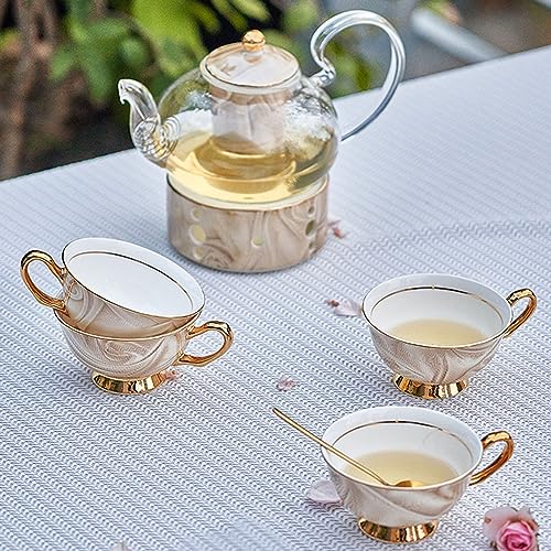 Japanese Tea Set Tea Set Chinese Tea setEuropean Style Ceramic Flower Teapot Set