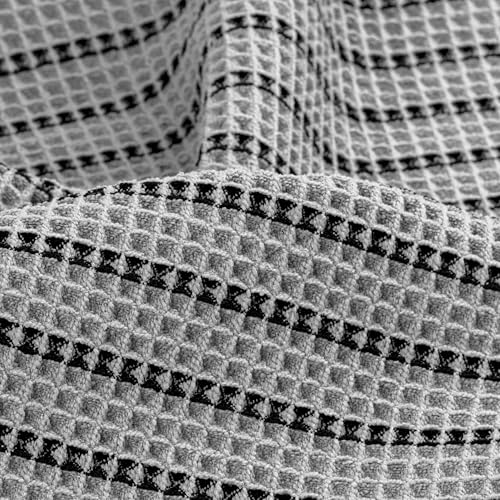 430 GSM Poly Blend Microfiber Quick Dry Waffle Bath Towel (4 Count)
