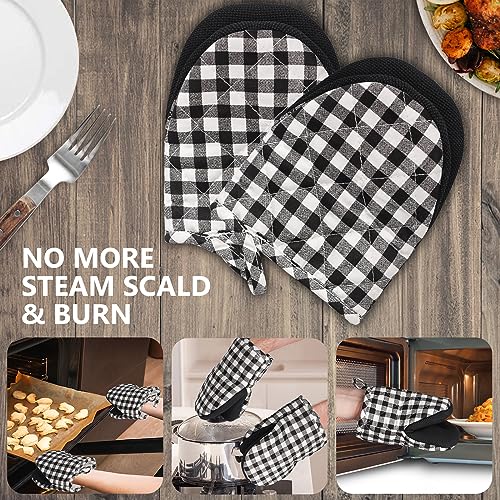 1 Pair Short Oven Mitts