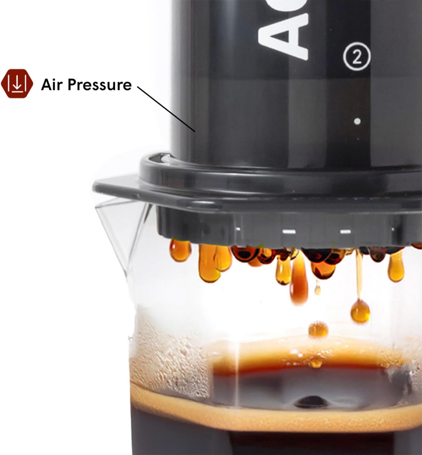 AeroPress Original XL Coffee Press – 3 in 1 brew method combines French Press, Pourover, Espresso. Full bodied, smooth coffee w/out grit or bitterness. Small portable coffee maker for camping & travel - Blissbrew