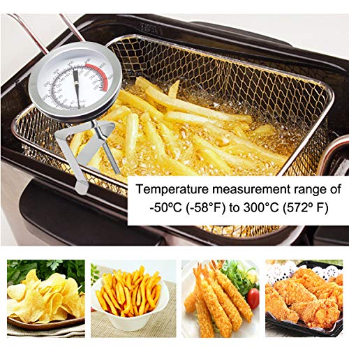 15“ turkey fryer thermometer with pot clip (2 Count)