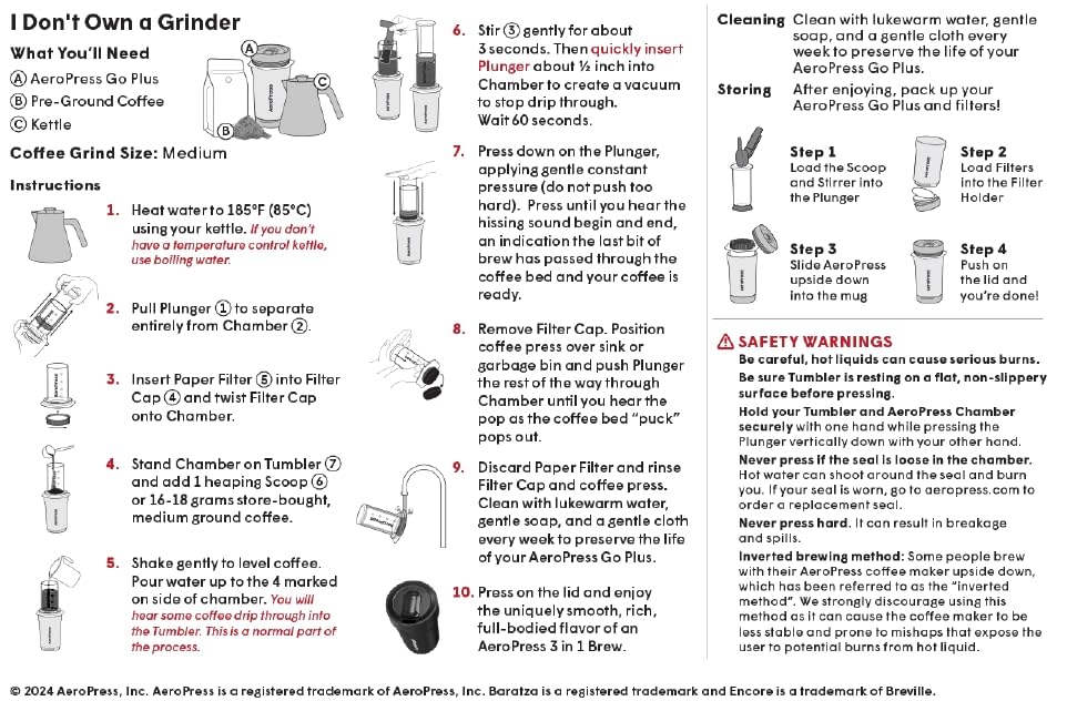 Go Plus Portable Coffee Maker Kit