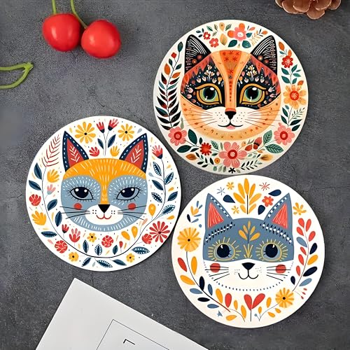 Wood Coasters Set of 6 (6 Count)