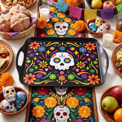2 Pack Dia de Los Muertos Serving Trays (2 Count)