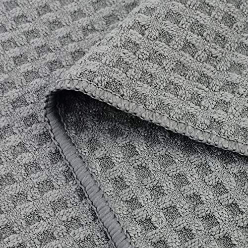 380 GSM Microfiber Waffle Kitchen Dish Tea Towel (8 Count)