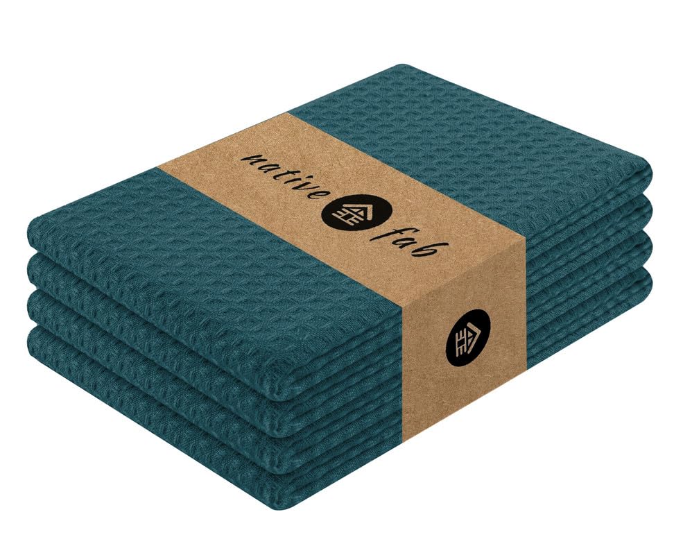 Waffle Weave Kitchen Towels (4 Count)