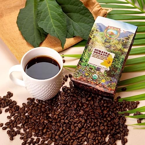 Low Acid Organic Coffee Beans Whole (16 Ounce)