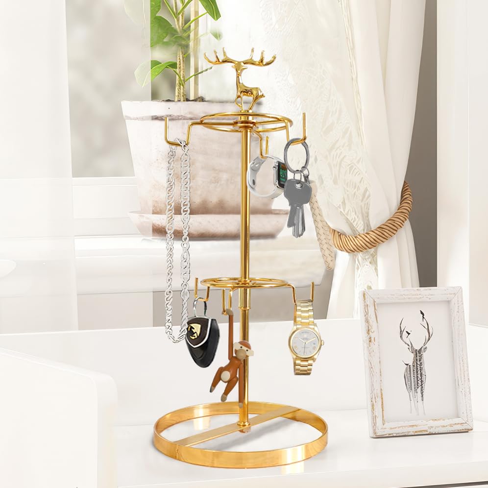 Christmas Elk Coffee Mug Tree Holder for Counter