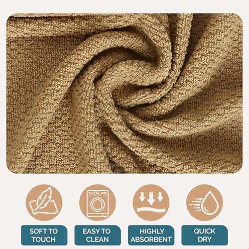 Kitchen Towel Set 8 Pc 4 Dish Towels for Kitchen (8 Count)
