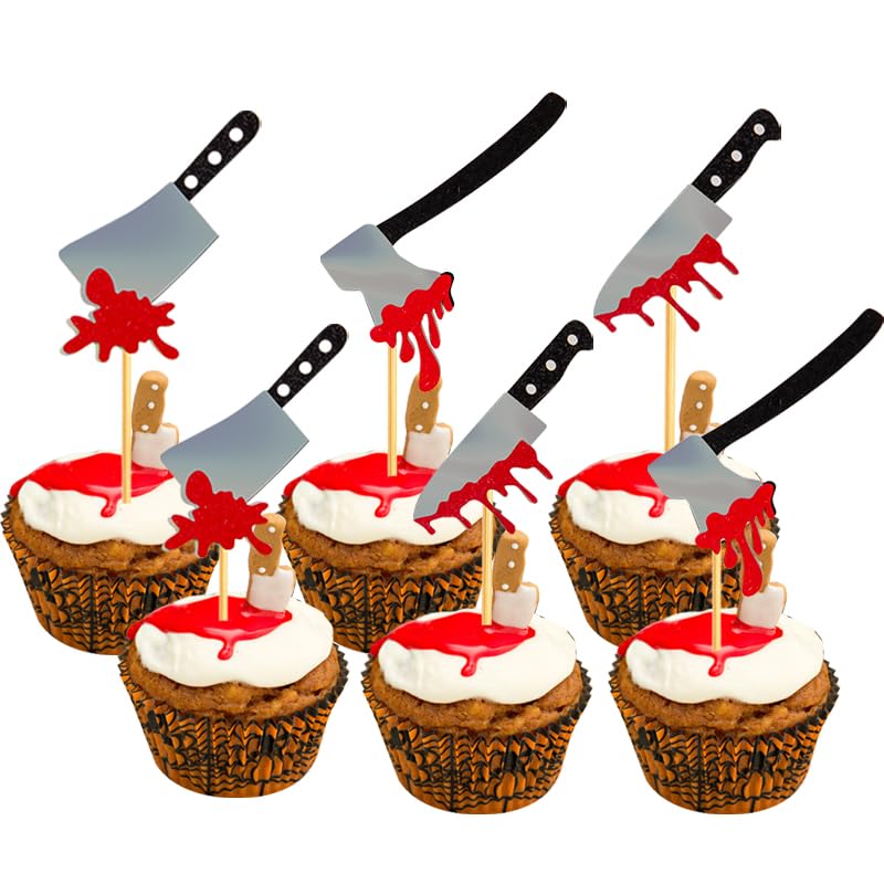 60Pcs Halloween Cupcake Toppers