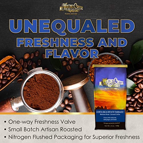 Mt. Whitney Costa Rica Estate Tarrazu Low Acid Coffee (12 Ounce)