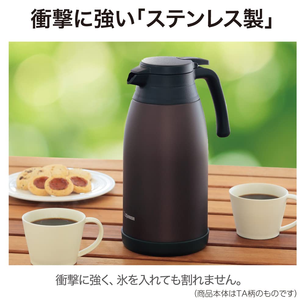 Vacuum carafe for hot or cold drinks