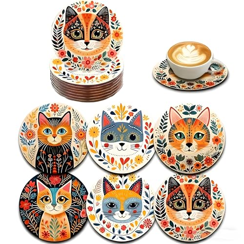Wood Coasters Set of 6 (6 Count)