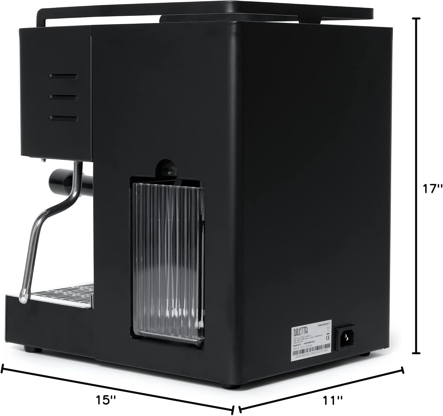 Diletta Mio Espresso Machine (Black) - Blissbrew