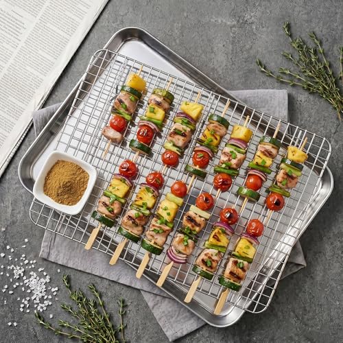 Half Baking Sheet with Wire Rack (2 Count)