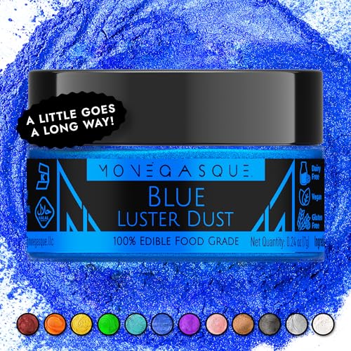 Blue Edible Glitter for Drinks & Cakes