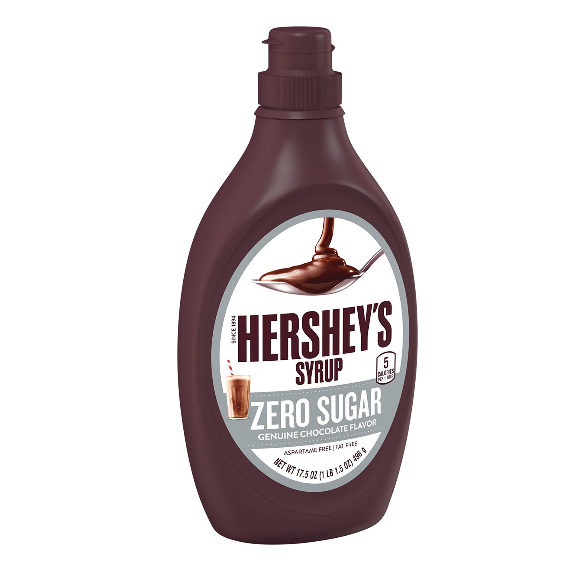 Zero Sugar Chocolate Syrup Bottles (105 Fl Oz)