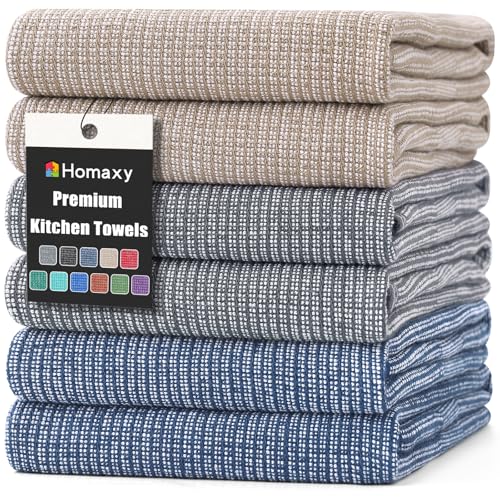 380 GSM Cotton Premium Kitchen Towels 6 Pack (6 Count)