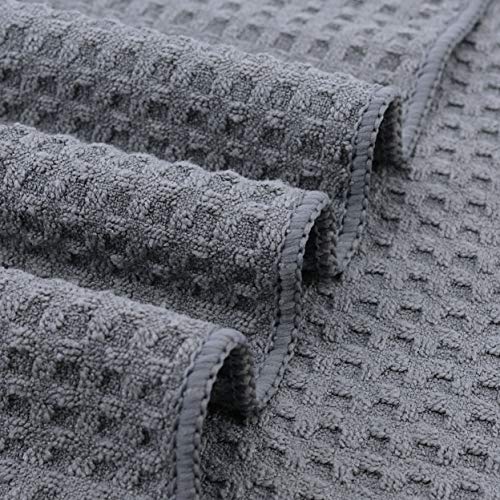 380 GSM Microfiber Waffle Kitchen Dish Cloth (8 Count)