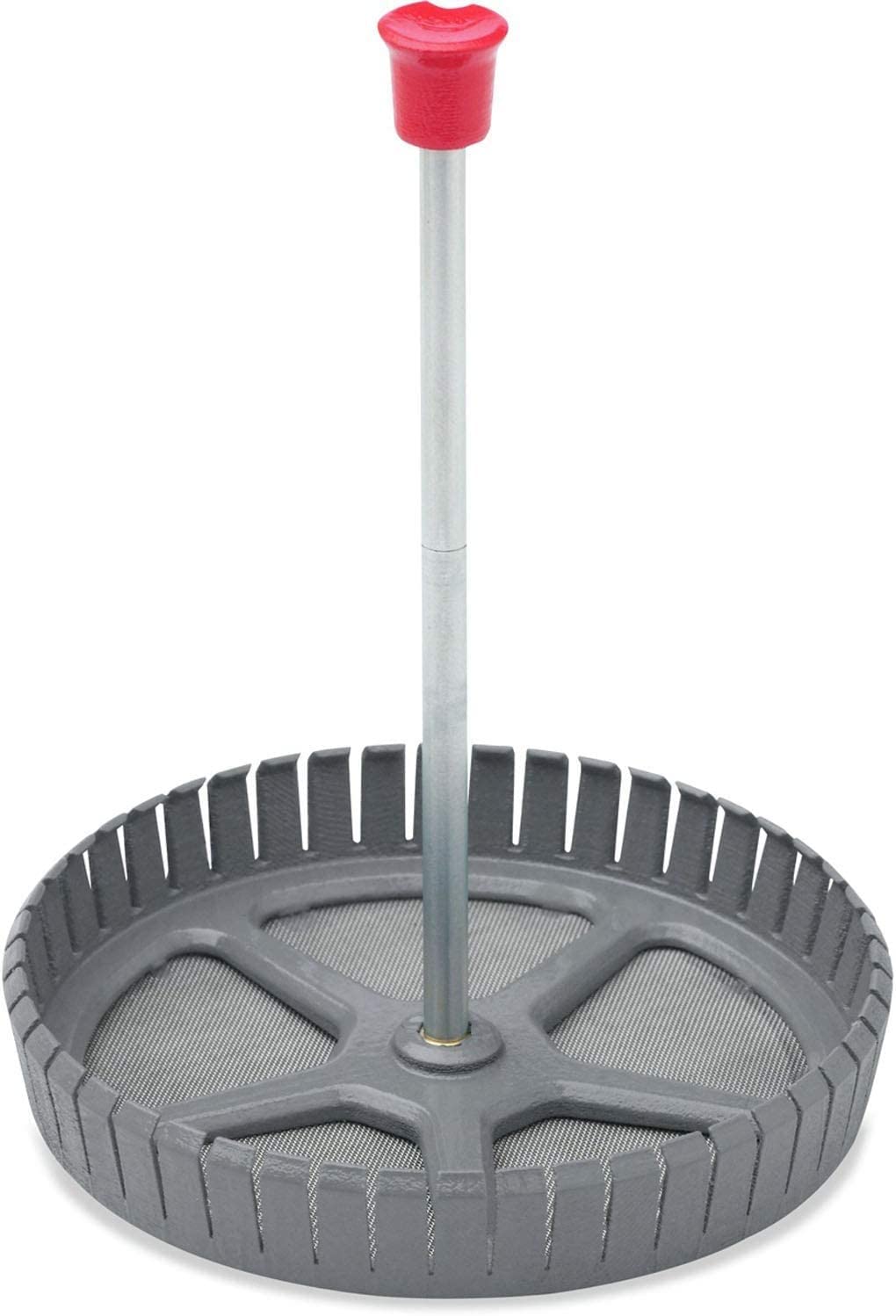 Portable stainless steel coffee press for 1.0L pots