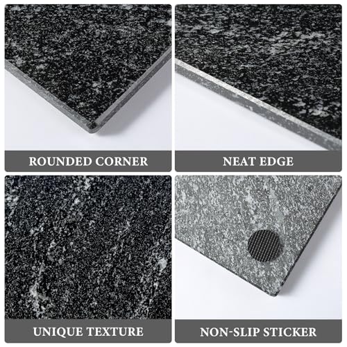 Natural Black Marble Cutting Board for Kitchen Counter