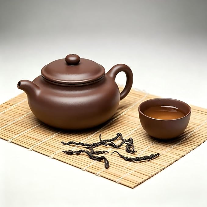 Purple Clay Teapot, Yixing Zisha Teapot, 220ml Traditional Chinese Tea Pot, Handmade Clay Tea Kettle