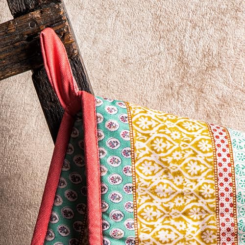 Double Oven Mitts 100% Cotton Double Oven Glove