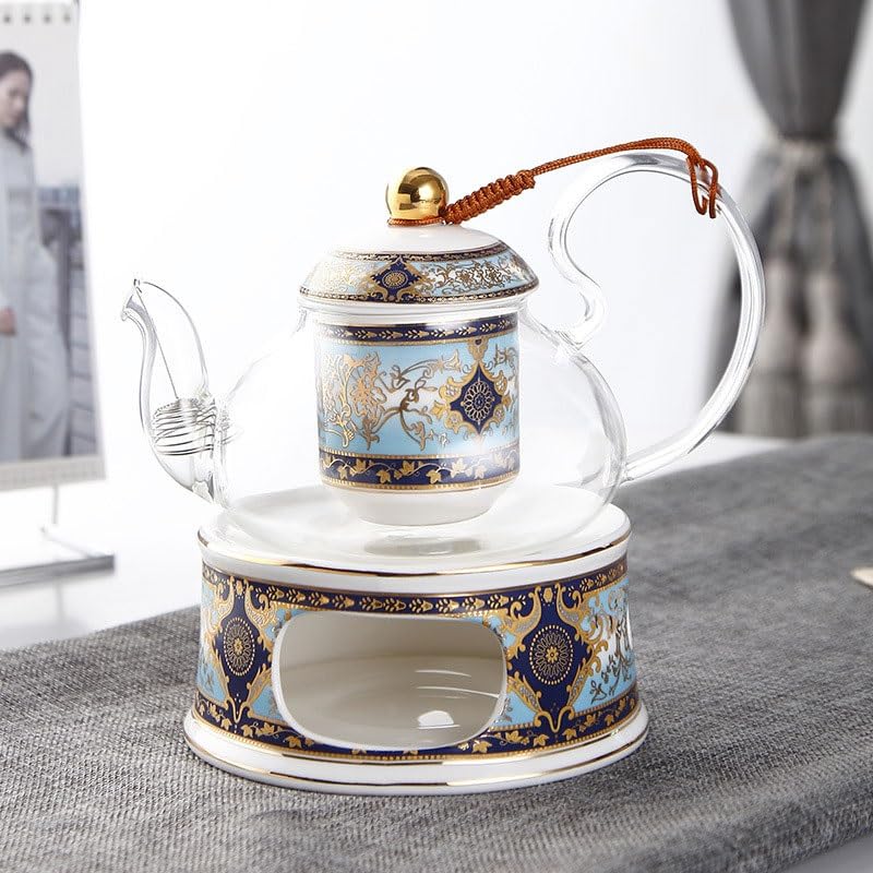 English Ceramic Cups Afternoon Tea Sets Home Flower Fruit Teapot Wedding Gift Set
