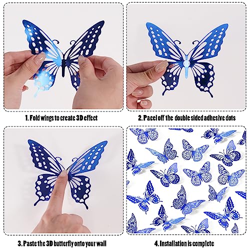 Butterfly Wall Stickers (48 Count)