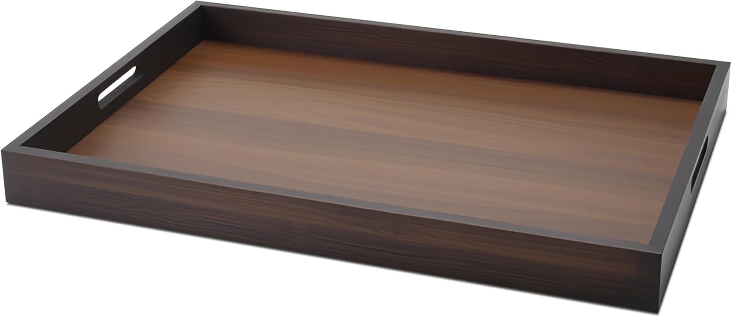 Wood Serving Tray with Handles,17