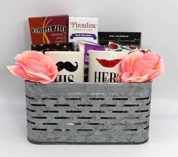 Gift Basket Village: Cherished Memories - Mugs, Gourmet Coffee, Chocolate Fruit & More