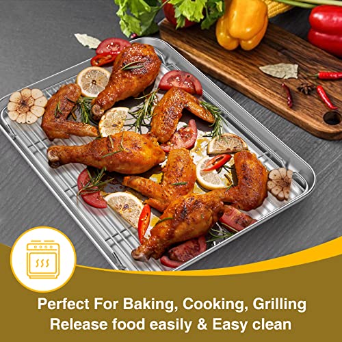 Baking Sheet with Rack Set