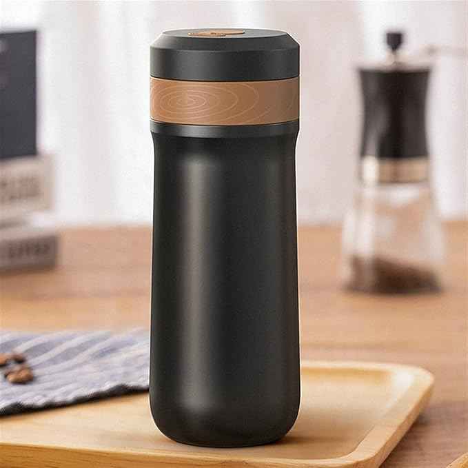 Percolator Coffee Pot Portable Coffee Pot Coffee Press Thermal Insulation 8h Travel Cup with Filter